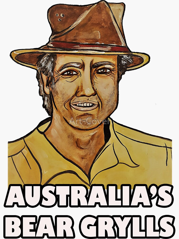 Australia's Bear Grylls  Sticker