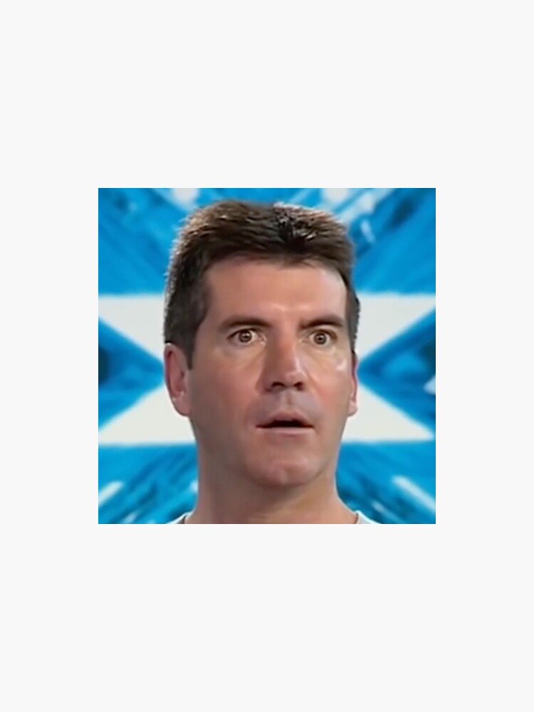 Simon Cowell is Shook Sticker