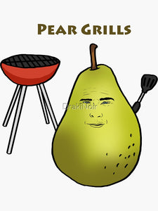 Pear Grills Sticker