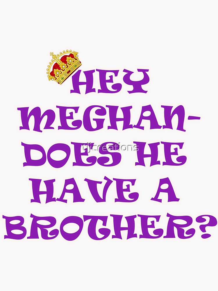 Meghan Markle Prince Harry Sticker