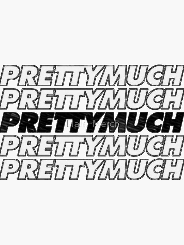 PRETTYMUCH ® Merch - Logo Sticker