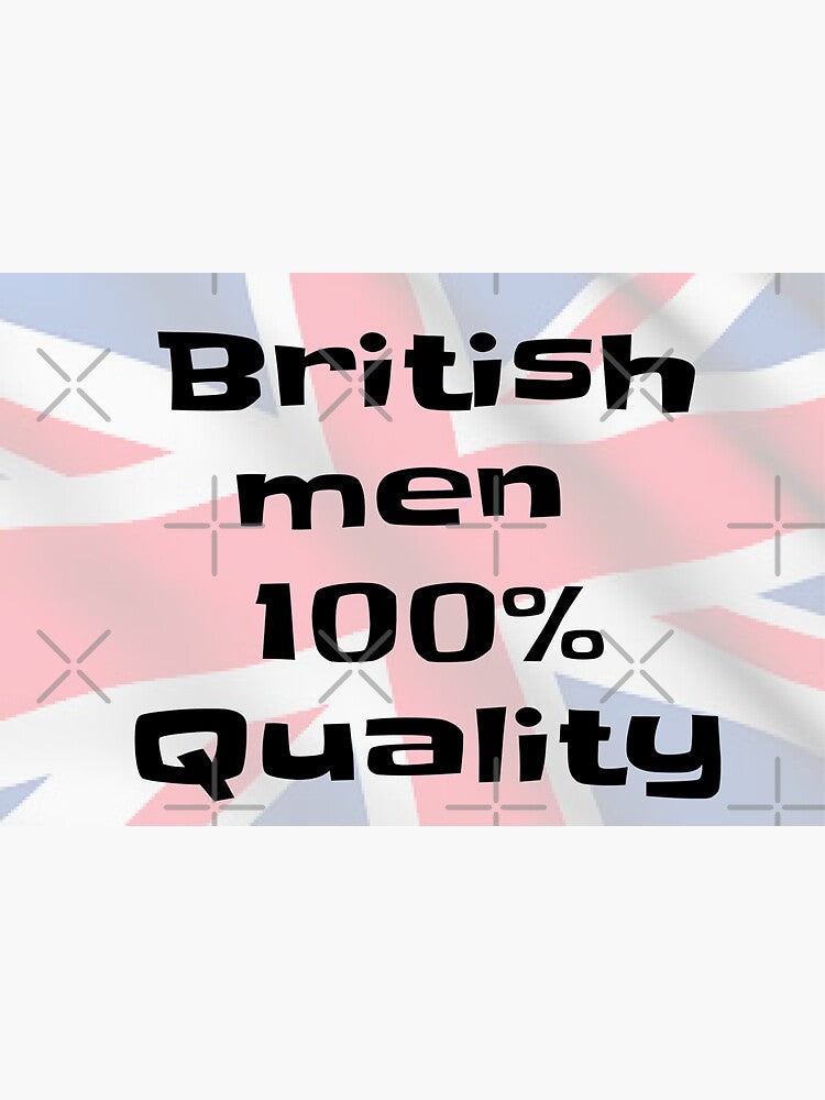 British men 100% Quality Sticker