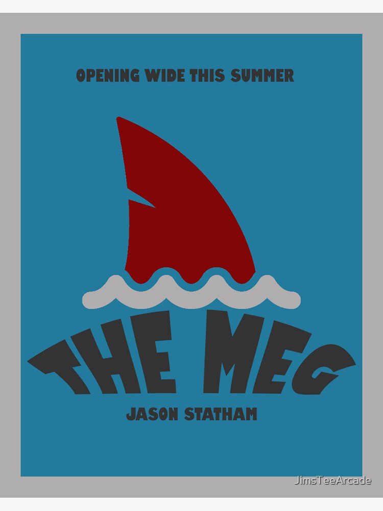 The Meg Movie Art Poster Sticker