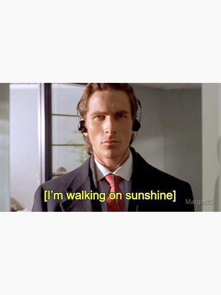 Walking on Sunshine Sticker