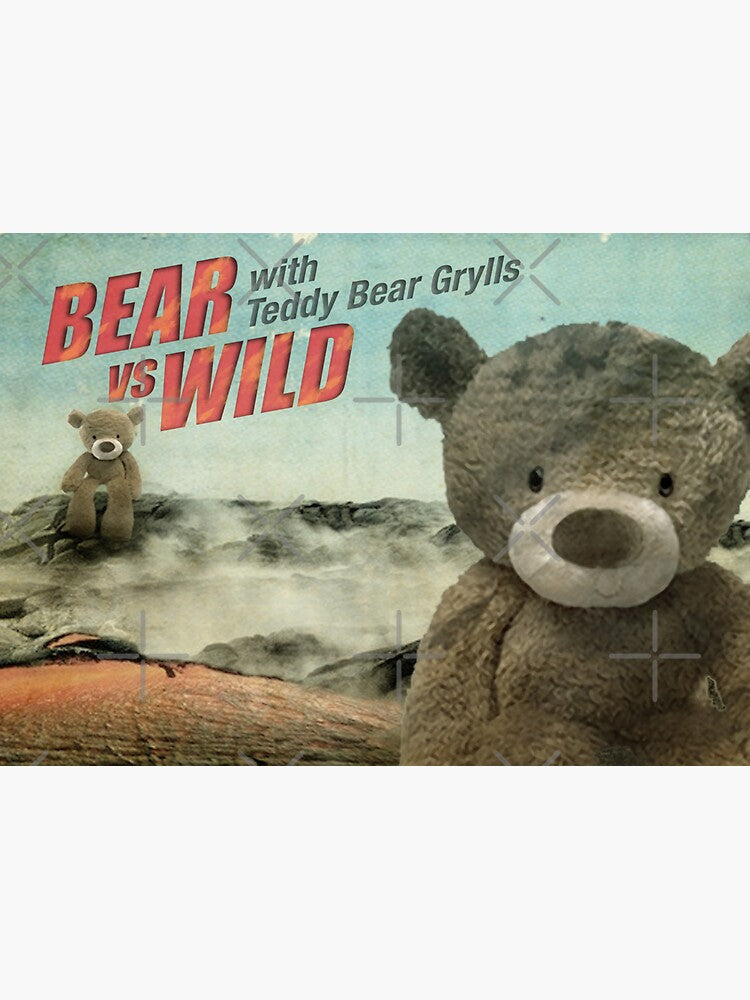 Teddy Bear Grylls Sticker