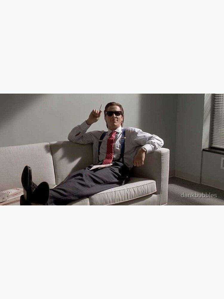 Christian Bale as Patrick Bateman Sticker