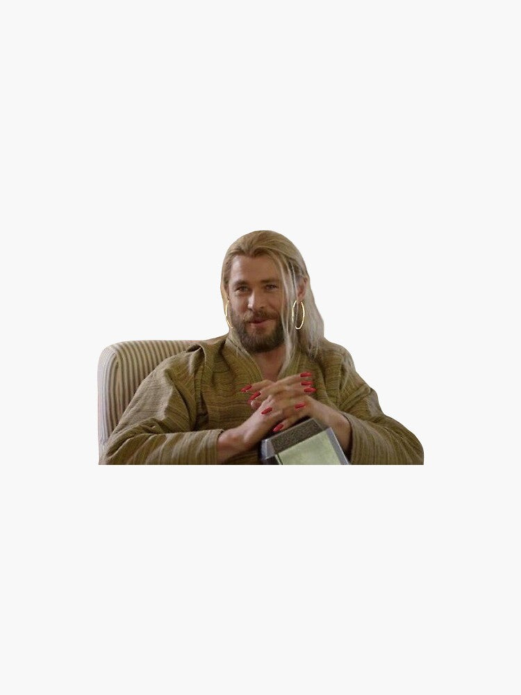 Chris Hemsworth meme Sticker