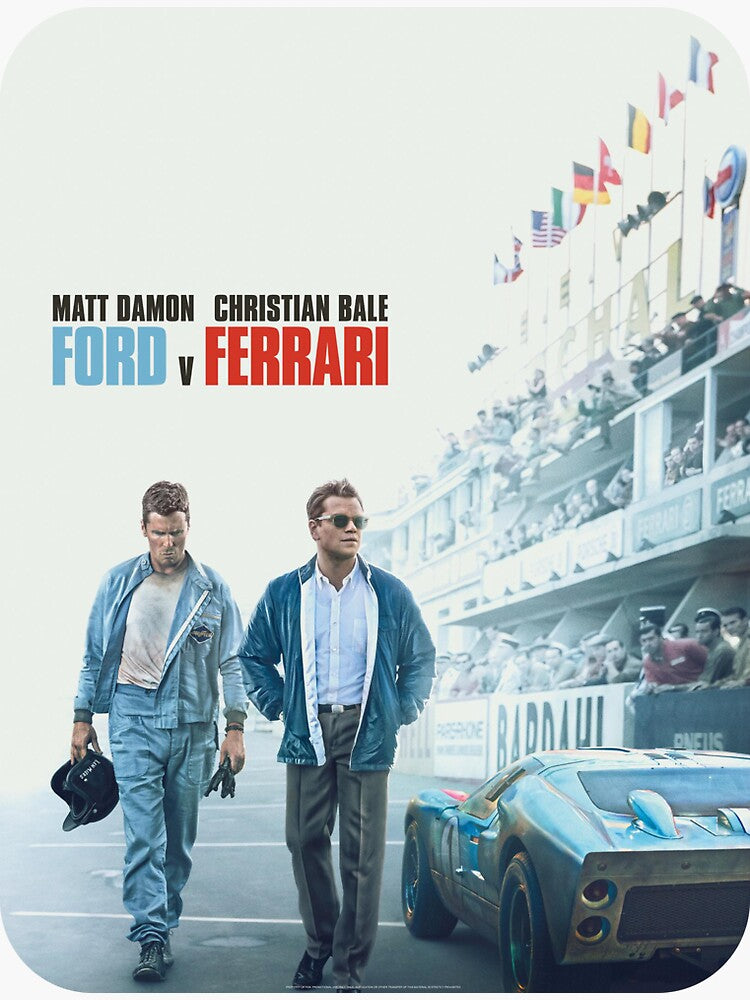 Ford vs. Ferrari Sticker Sticker