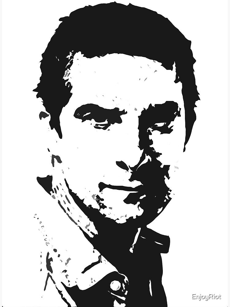 Bear grylls portrait Sticker