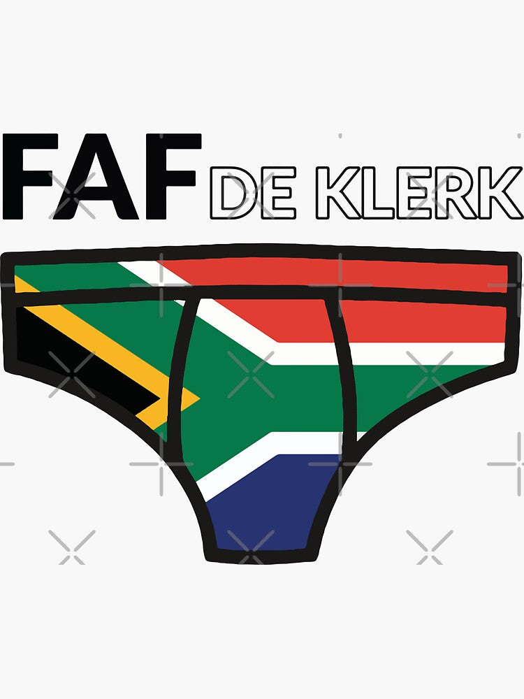 Faf De Klerk - 2019 Springbok Rugby World Cup Champion Transparent Sticker