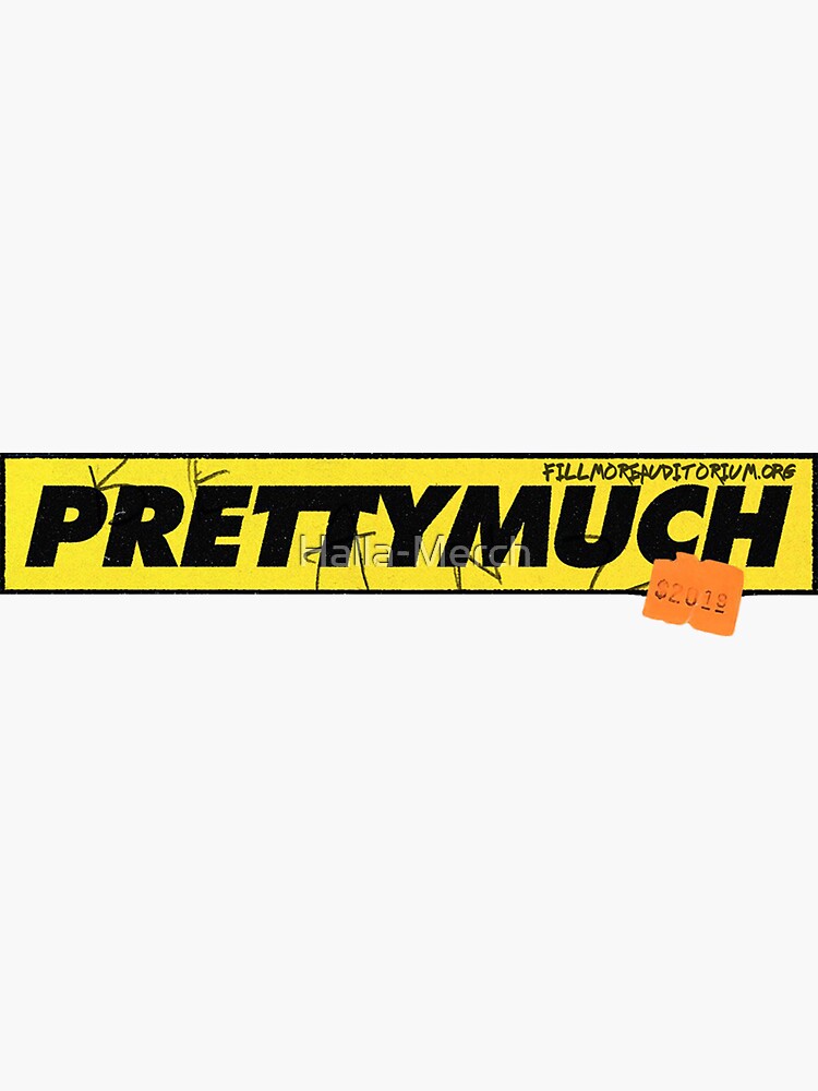 PRETTYMUCH ® Merch AW 2019 Sticker