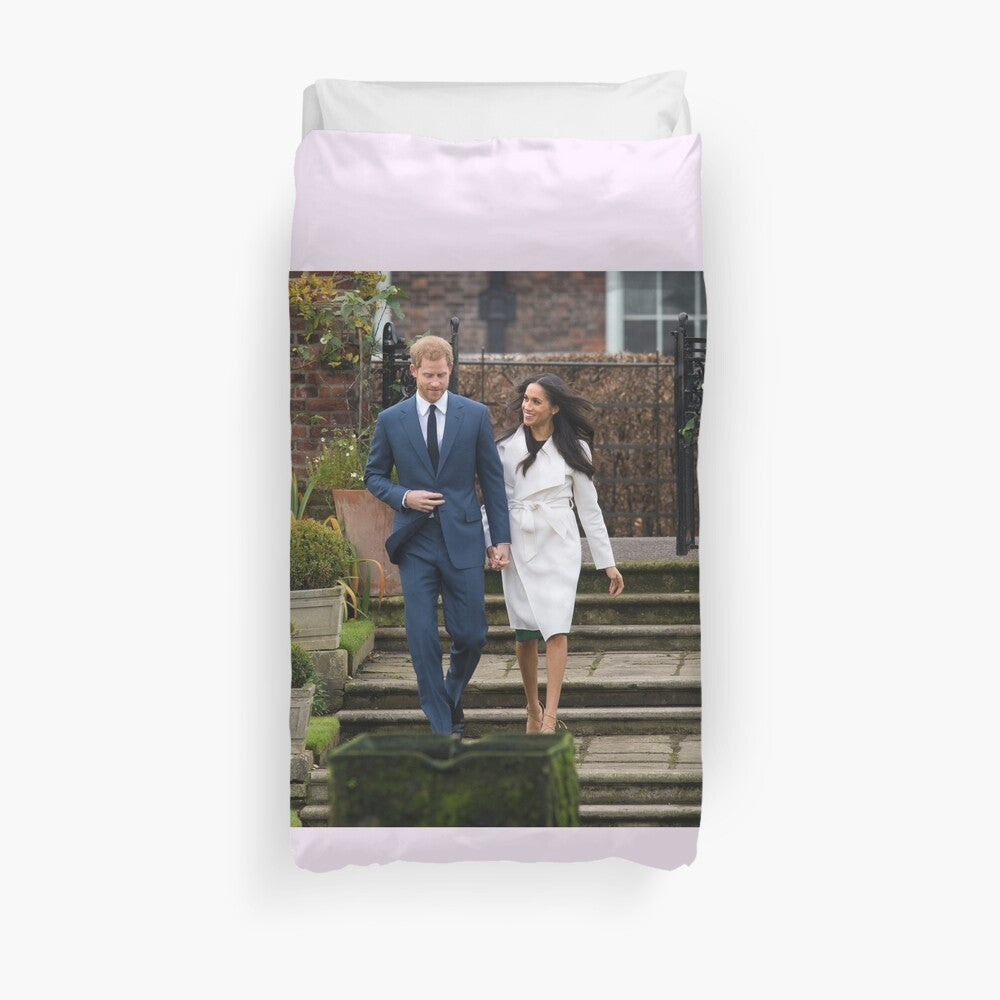 HRH Prince Harry and Meghan Markle Royal Wedding Duvet Cover