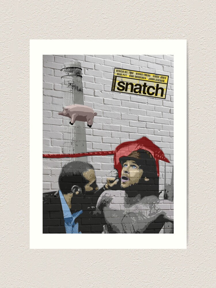 Snatch Banksy Style Art Print