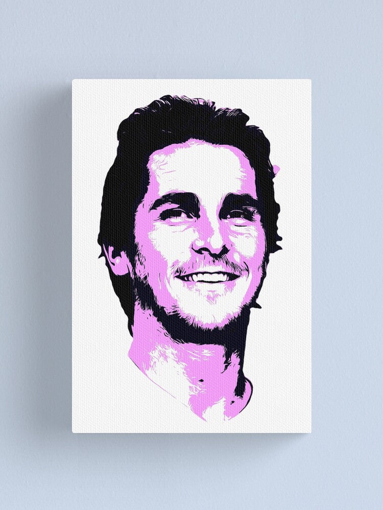Christian Bale xxx Canvas Print