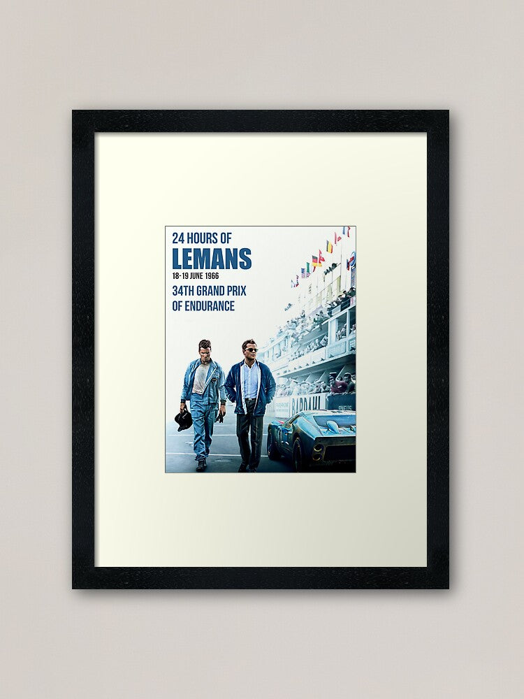 Le Mans 1966 Movie Poster Framed Art Print