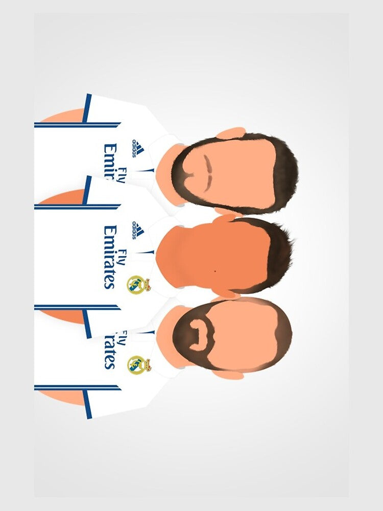 Bale - Benzema - Cristiano iPhone Soft Case