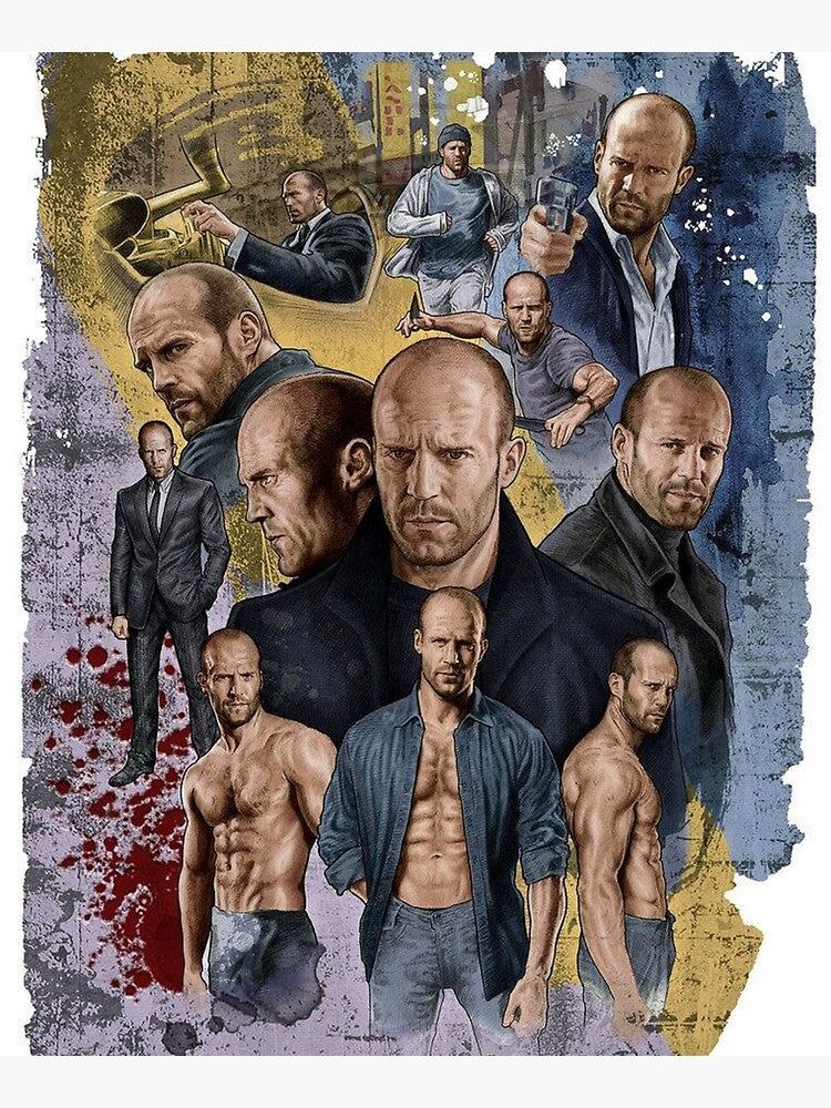 jason statham Canvas Mounted Print
