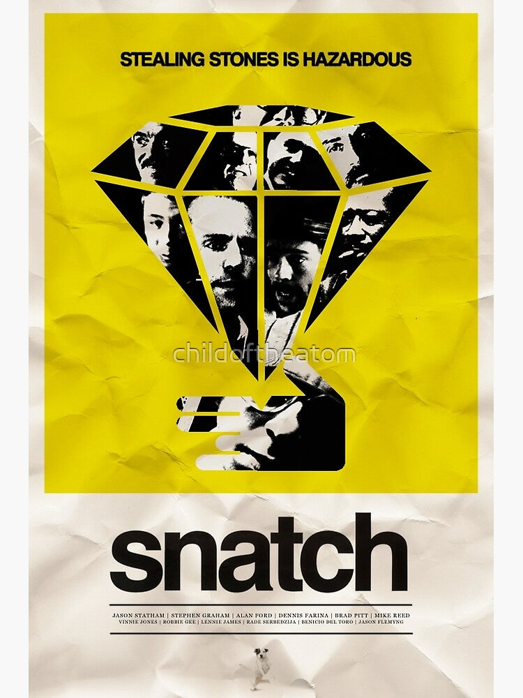 snatch minimalist poster Poster