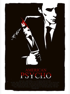 American Psycho (2000) Custom Poster Poster