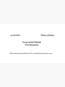 American Psycho Bateman Business Card Classic Mug