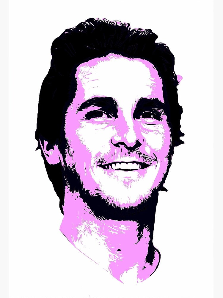 Christian Bale xxx Canvas Print