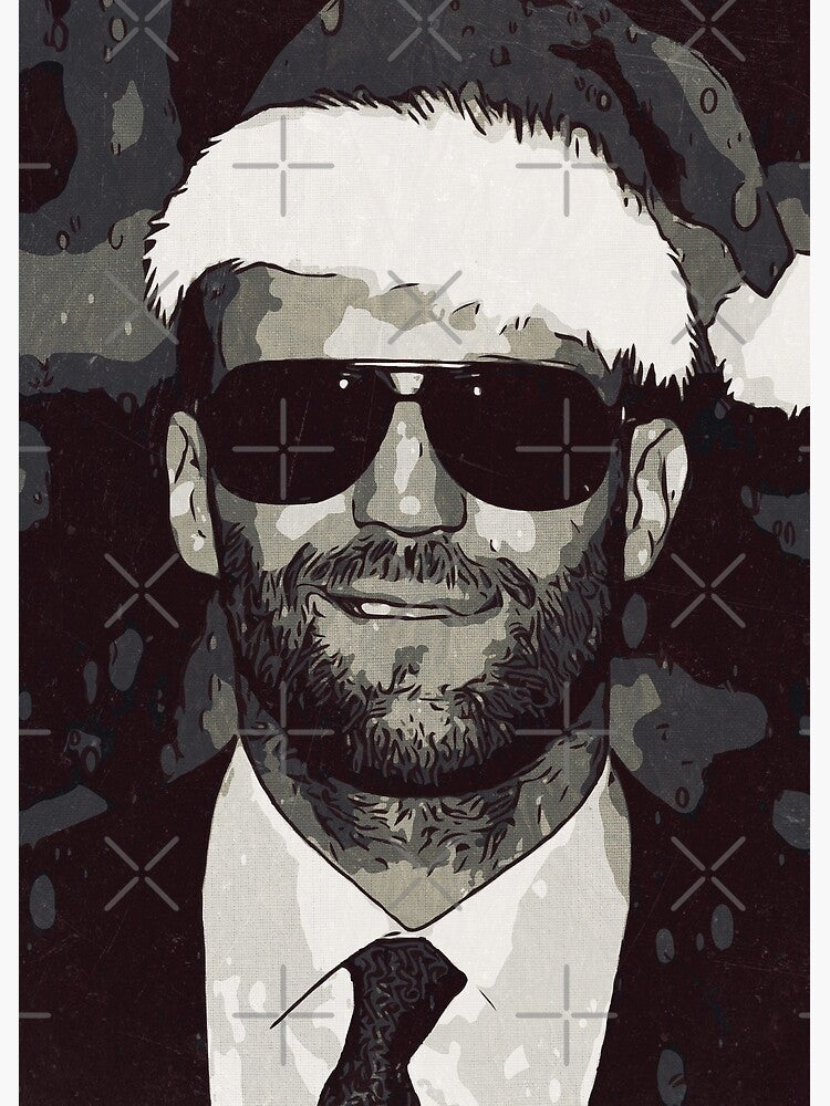Jason Statham Santa Poster