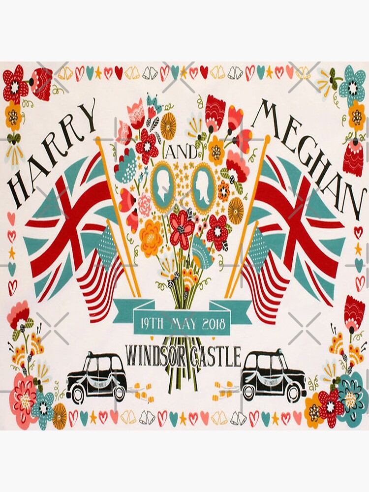 Prince Harry And Meghan Markle Design Poster