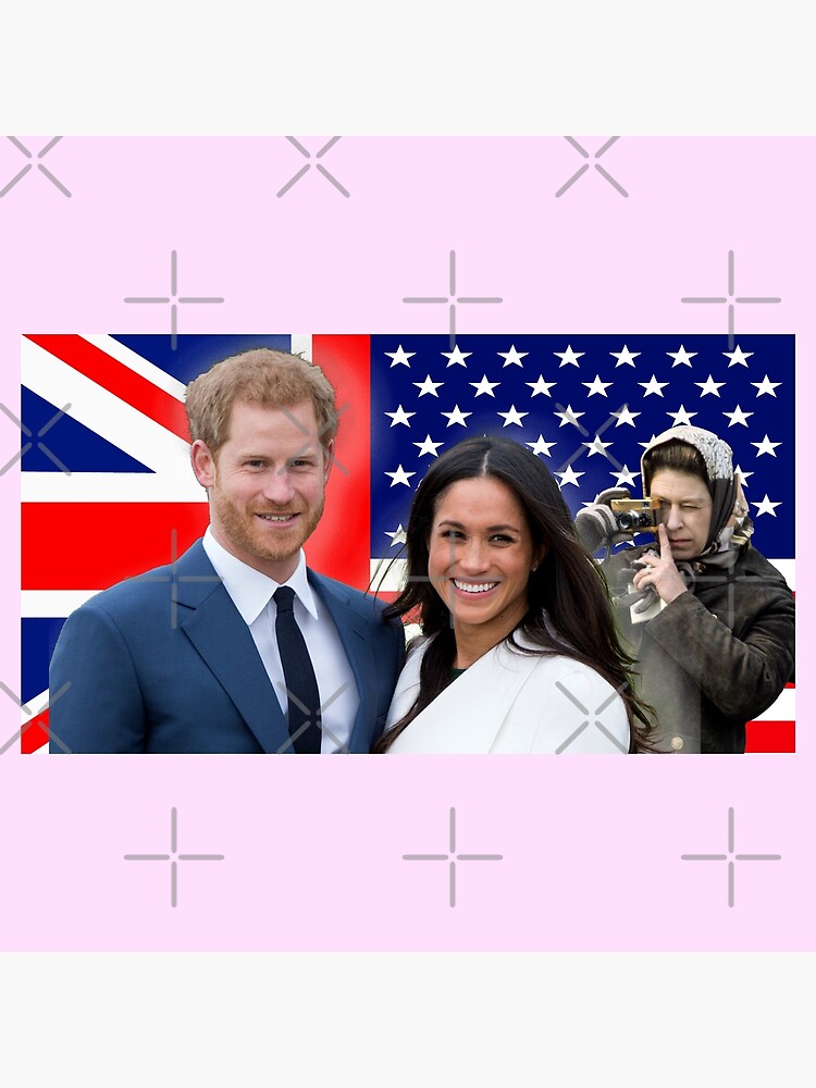 HRH Prince Harry and Meghan Markle Royal Wedding Secret Admirer :) Floor Pillow