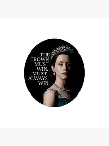 Queen Elizabeth The Crown Quote Throw Pillow
