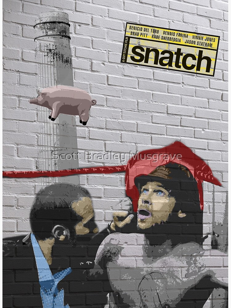 Snatch Banksy Style Art Print
