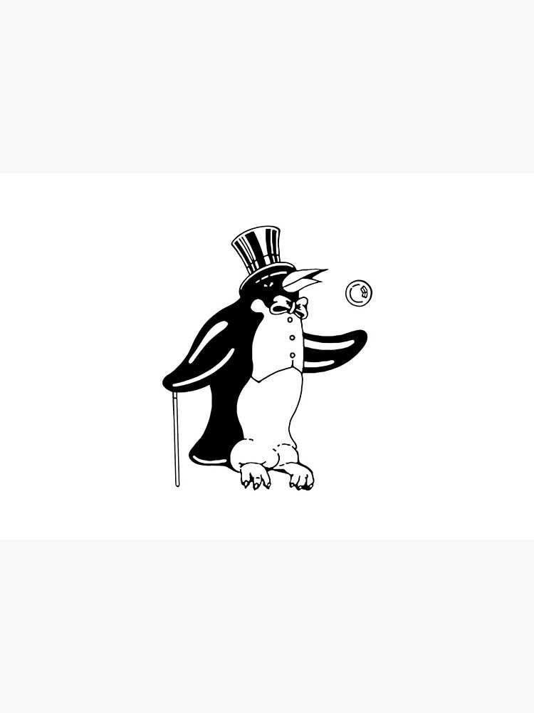 fm penguin top hat Mask