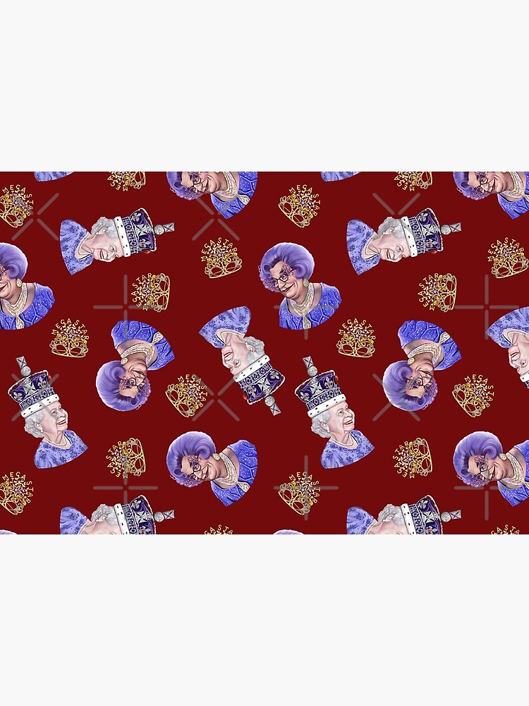 Dame Edna Everage and Queen Elizabeth II by James Brennan Mask