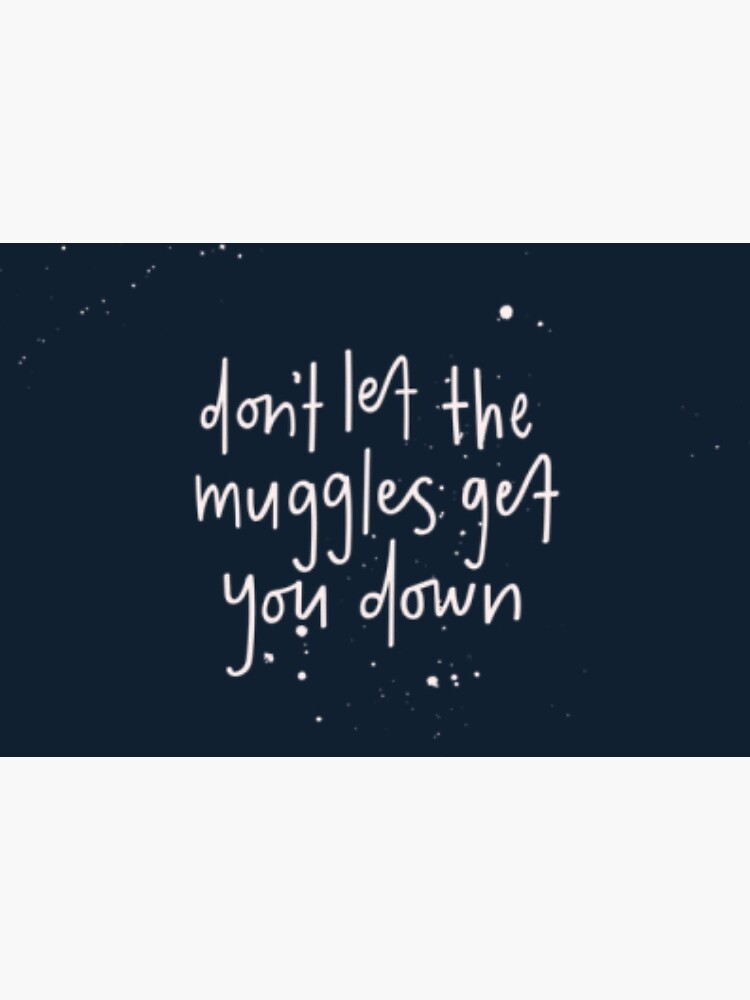 Don't Let Muggles Get You Down Mask