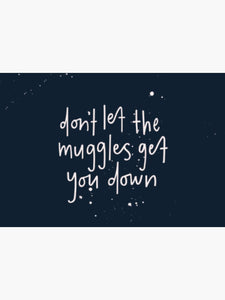 Don't Let Muggles Get You Down Mask