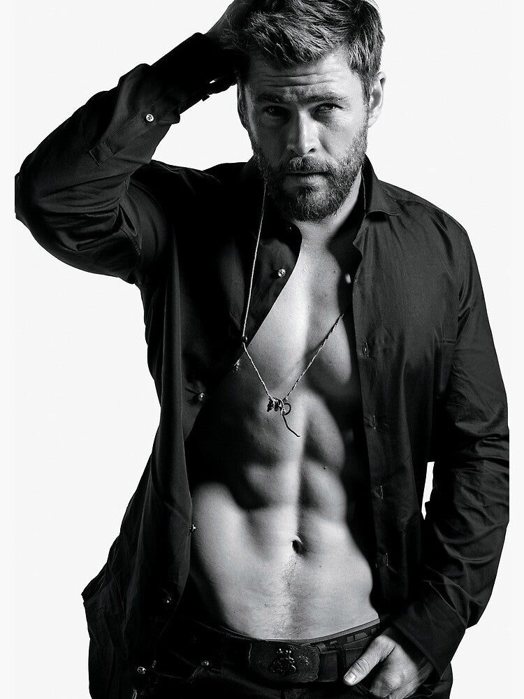 Chris Hemsworth  Spiral Notebook