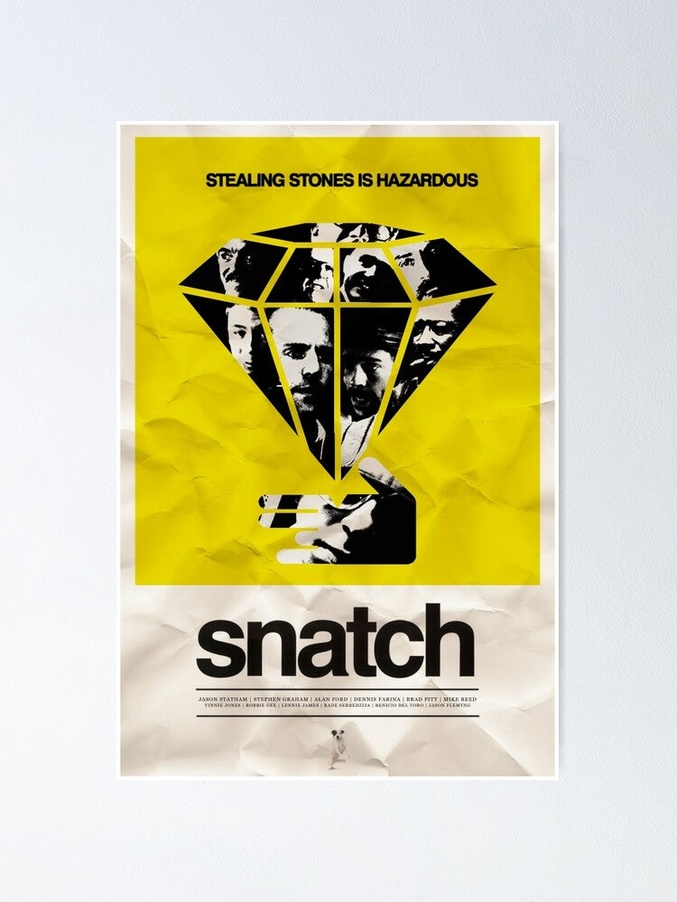 snatch minimalist poster Poster