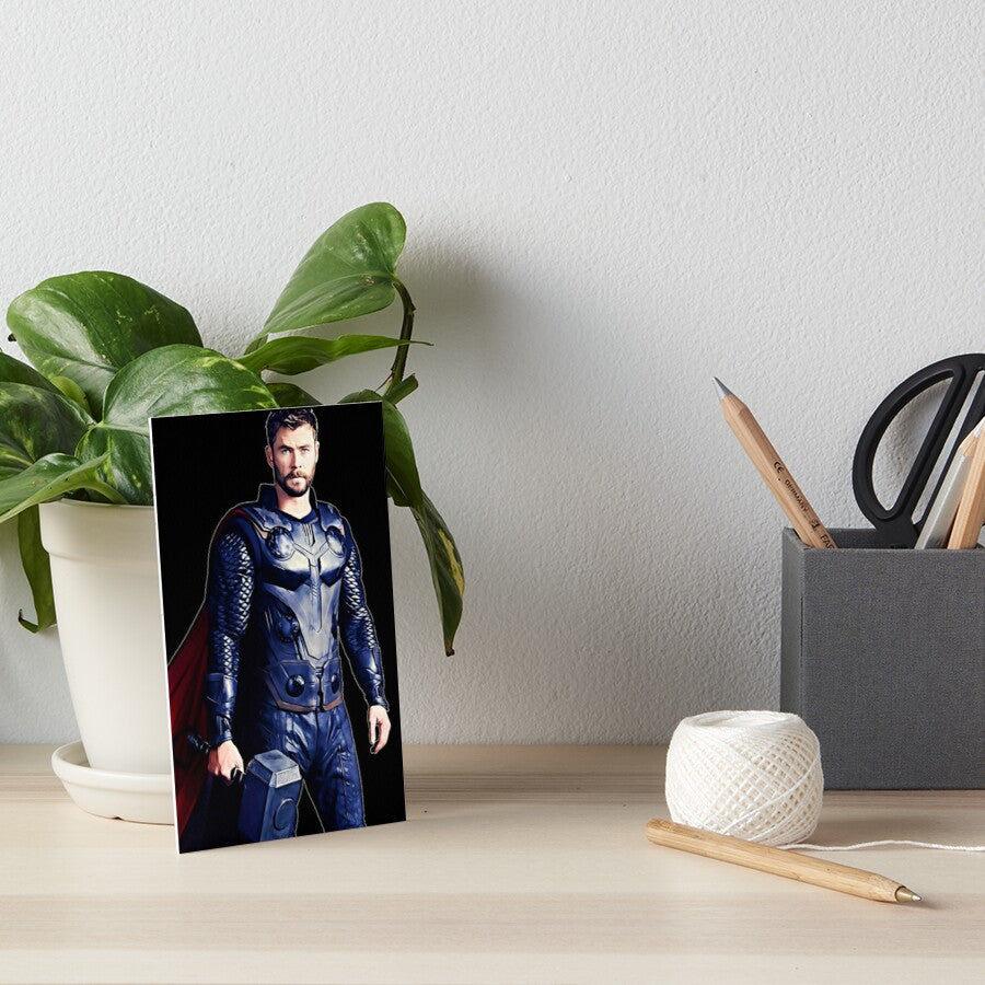 Short Hair Don't Care Art Board Print