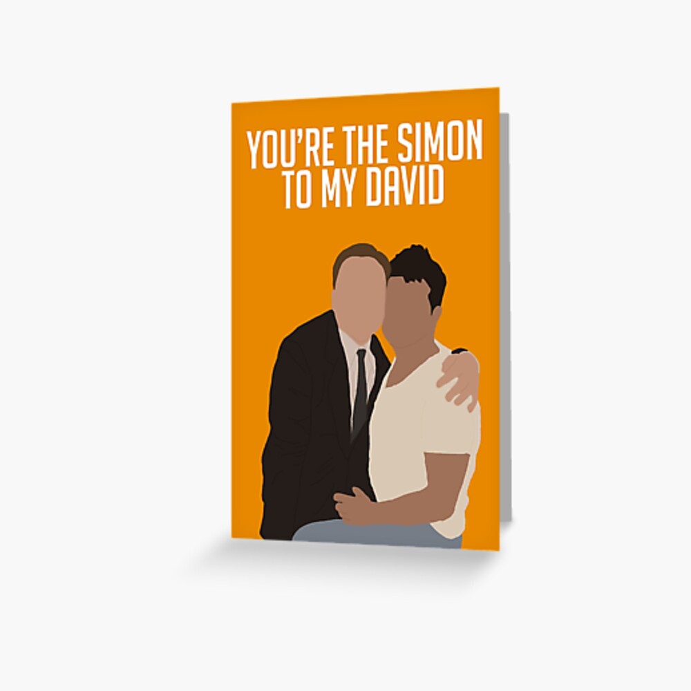 David & Simon Greeting Card