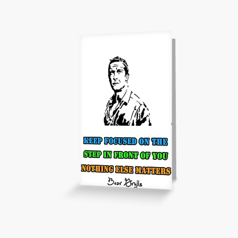 Bear Grylls Greeting Card