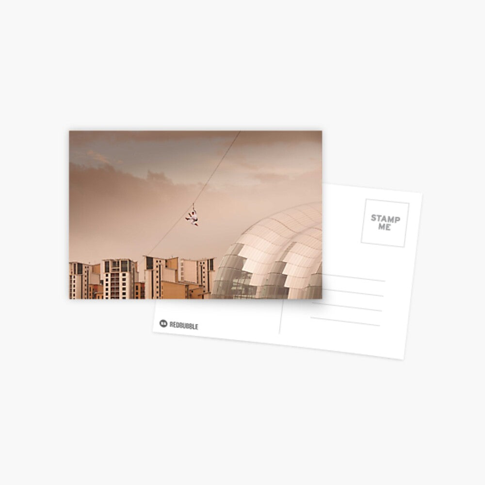 Zip Wire - Bear Grylls Postcard