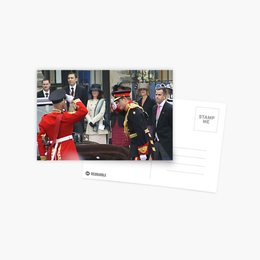 PRINCE HARRY  Postcard