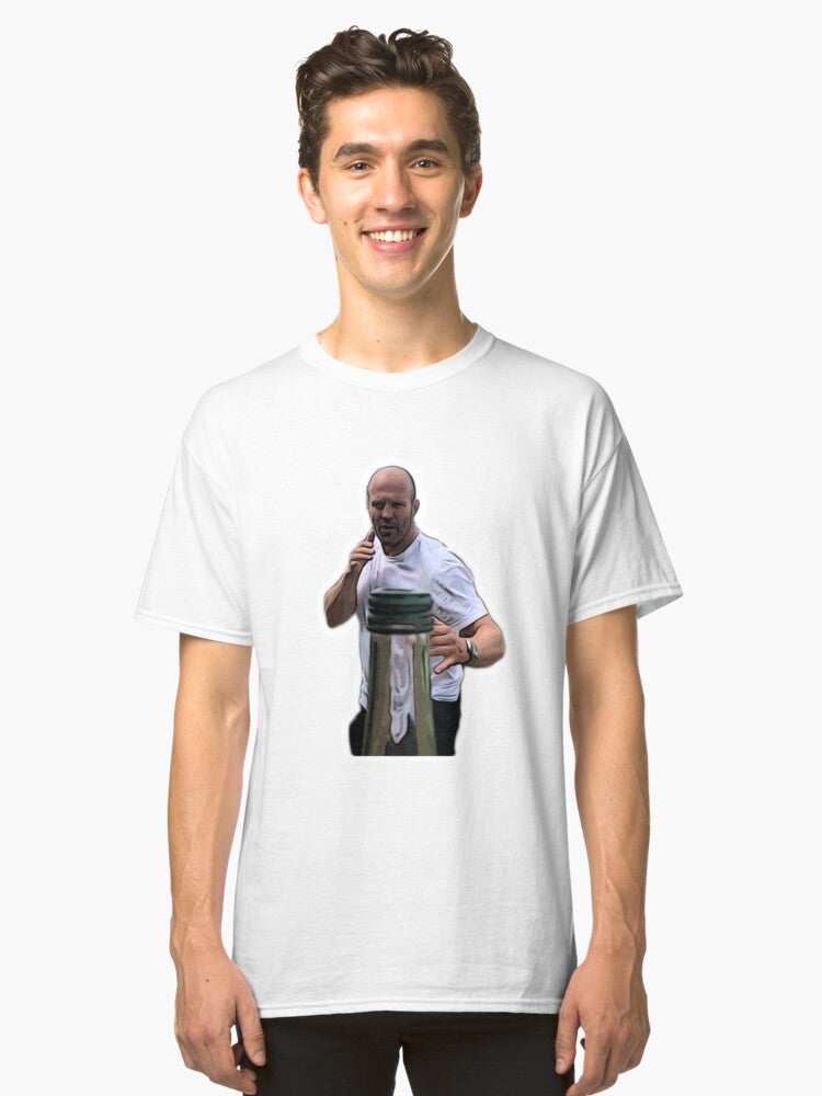 Jason Statham Bottle Cap Challenge Classic T-Shirt