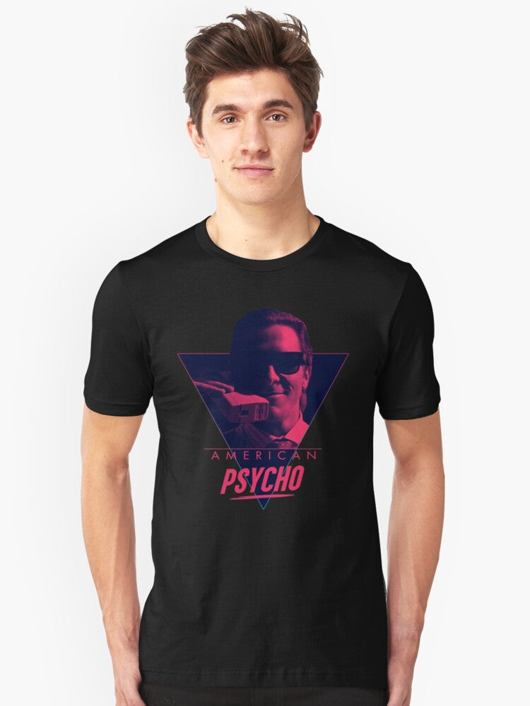American Psycho - 80 design Slim Fit T-Shirt