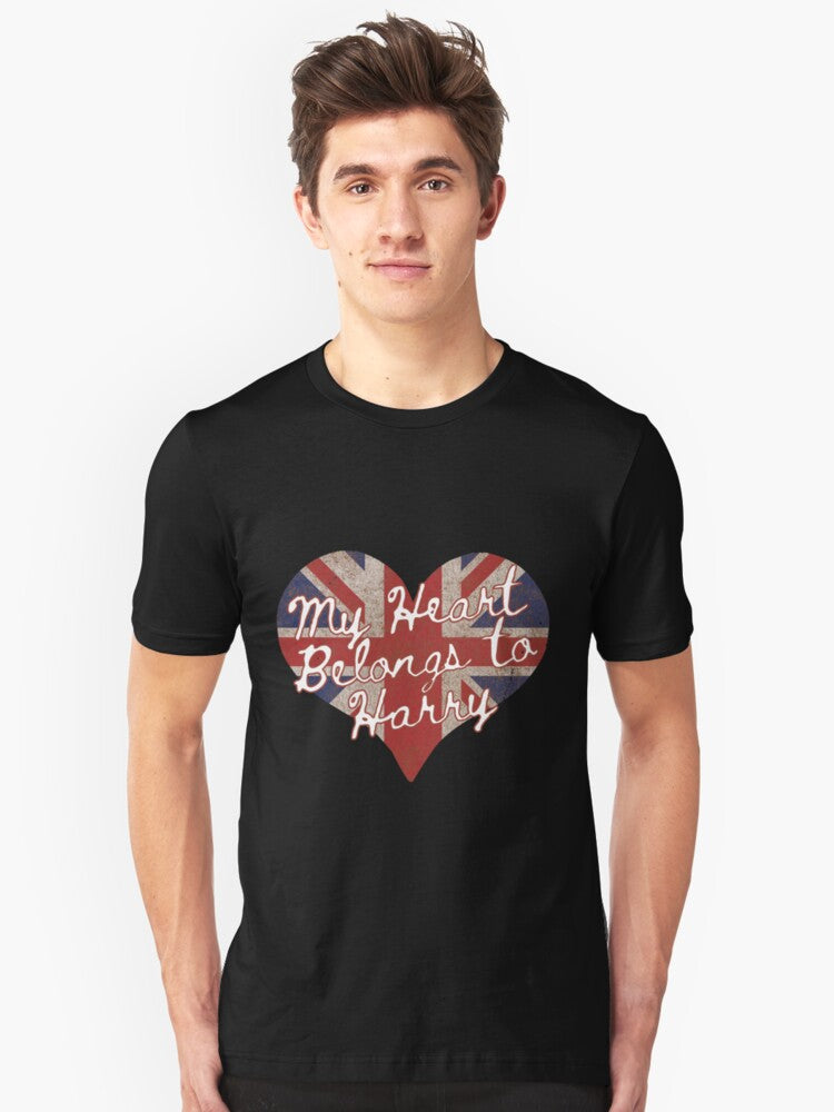My Heart Belongs to Prince Harry Slim Fit T-Shirt
