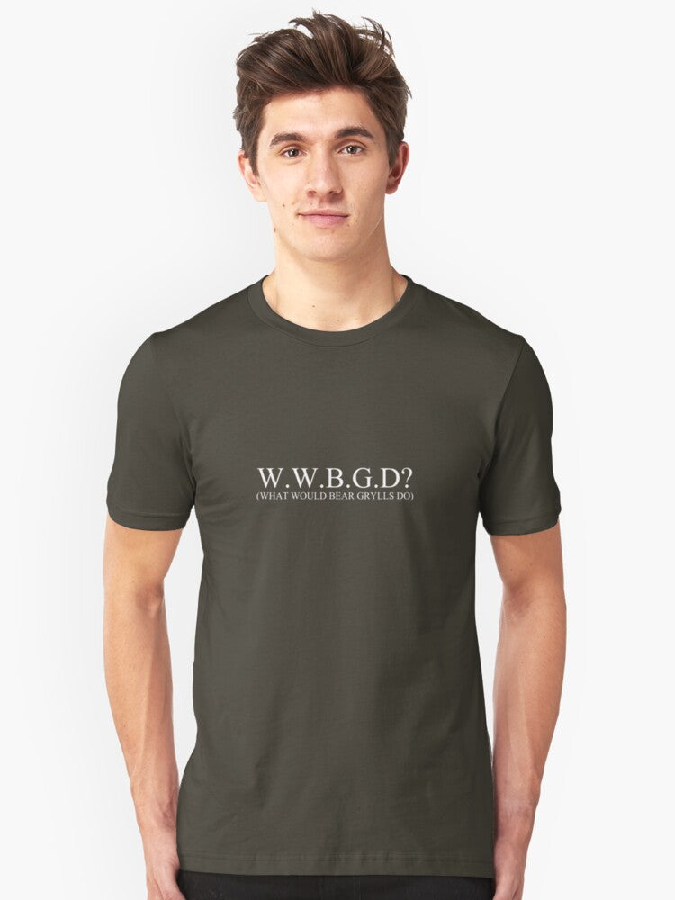 W.W.B.G.D? (white) Slim Fit T-Shirt