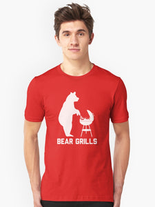 Bear Grills Pun Slim Fit T-Shirt