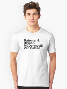 American Psycho - Bateman and co Slim Fit T-Shirt