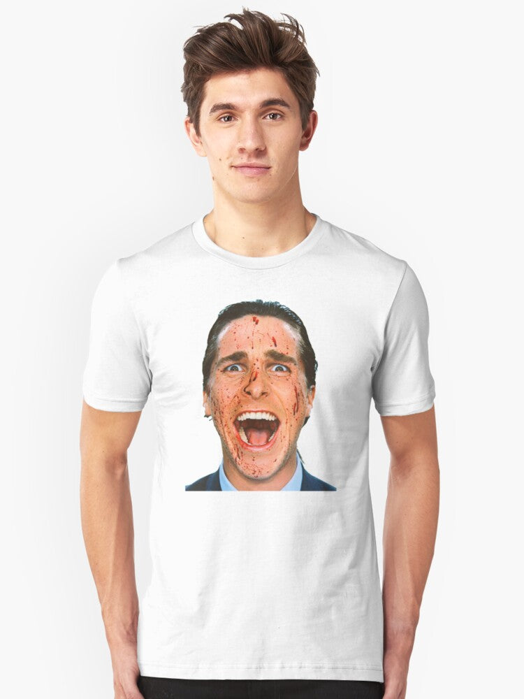 American Pyscho - Christian Bale Slim Fit T-Shirt