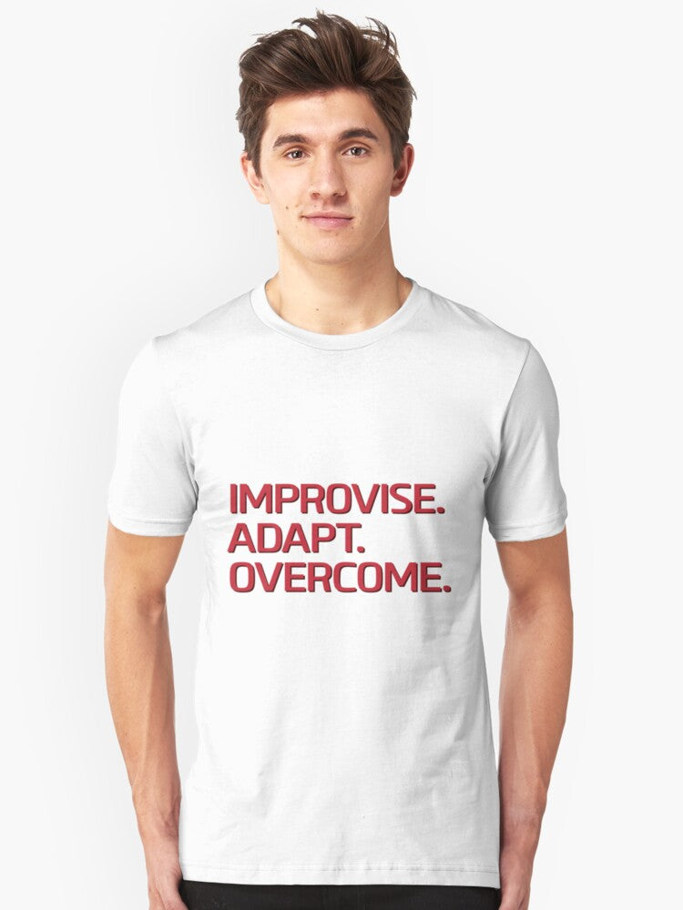 Improvise. Adapt. Overcome. Slim Fit T-Shirt