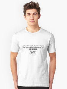 It evens has a watermark Slim Fit T-Shirt